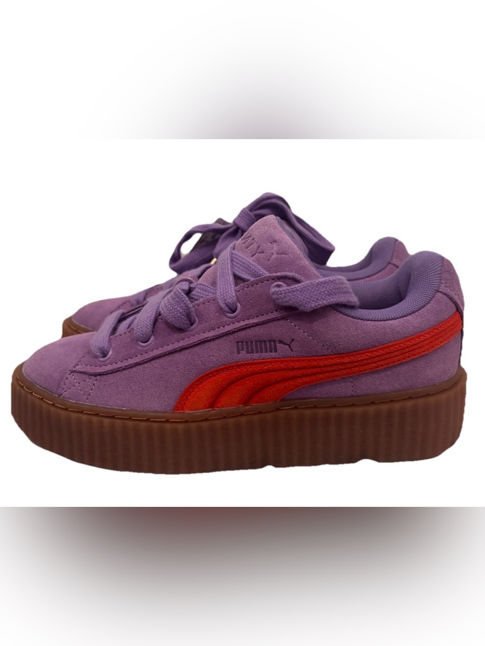 NEW Puma x Fenty Rihanna Creeper Phatty Shoes Sneakers Womens 8 399332-03 Purple
